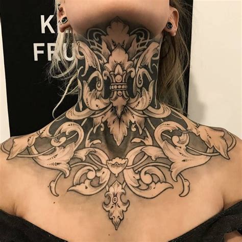 front of neck tattoo ideas|front neck tattoos for women.